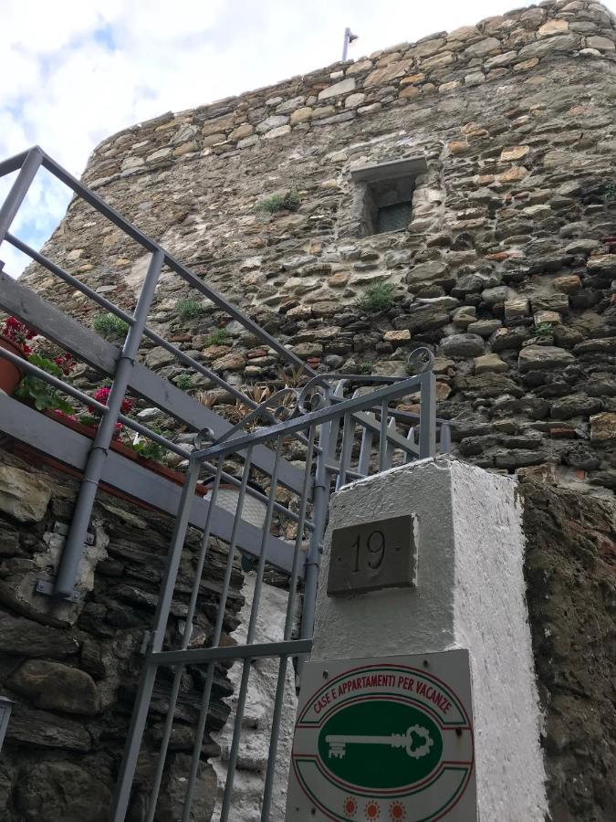 La Marina Tower Apartment With Private Sea View Terrace Vernazza Kültér fotó